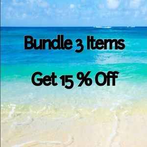 Bundle 3 Items Get 15% Off